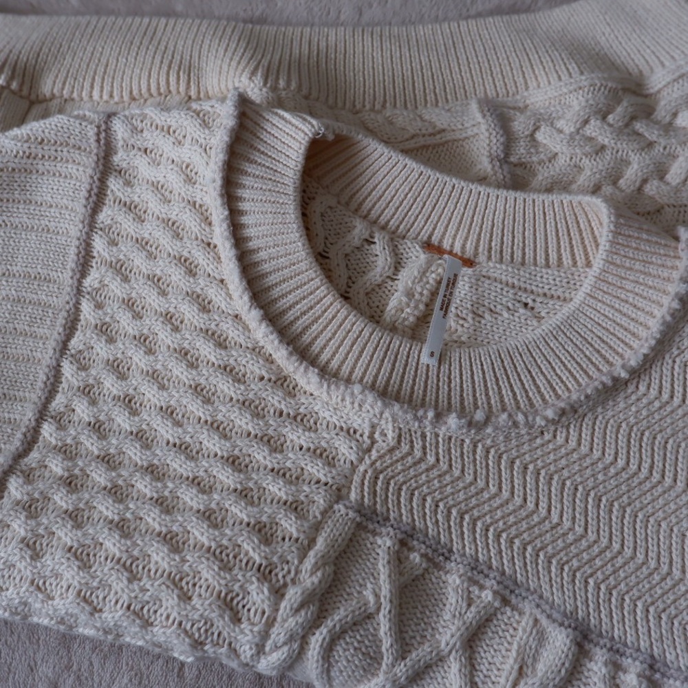 SOLD- FREE PEOPLE Take The Plunge Sweater Vest - Picture 7 of 9